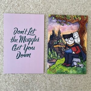 Harry Potter Art Postcard/Small Prints (2)